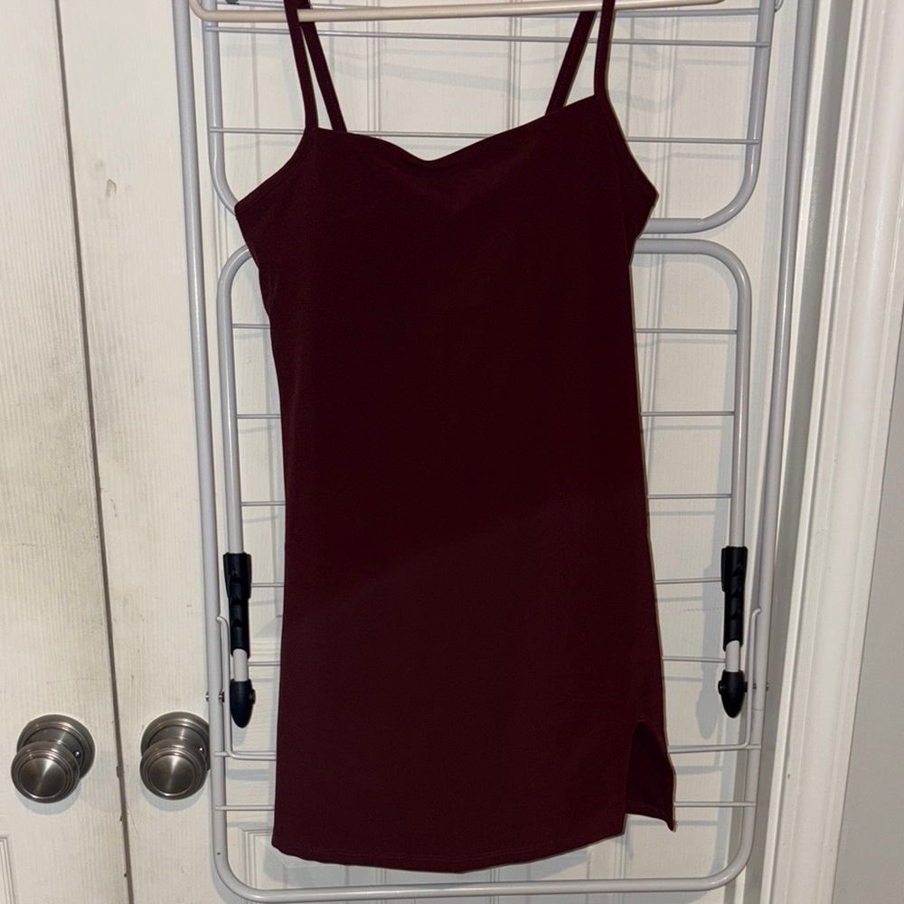Gilly Hicks Burgundy Athletic Dress